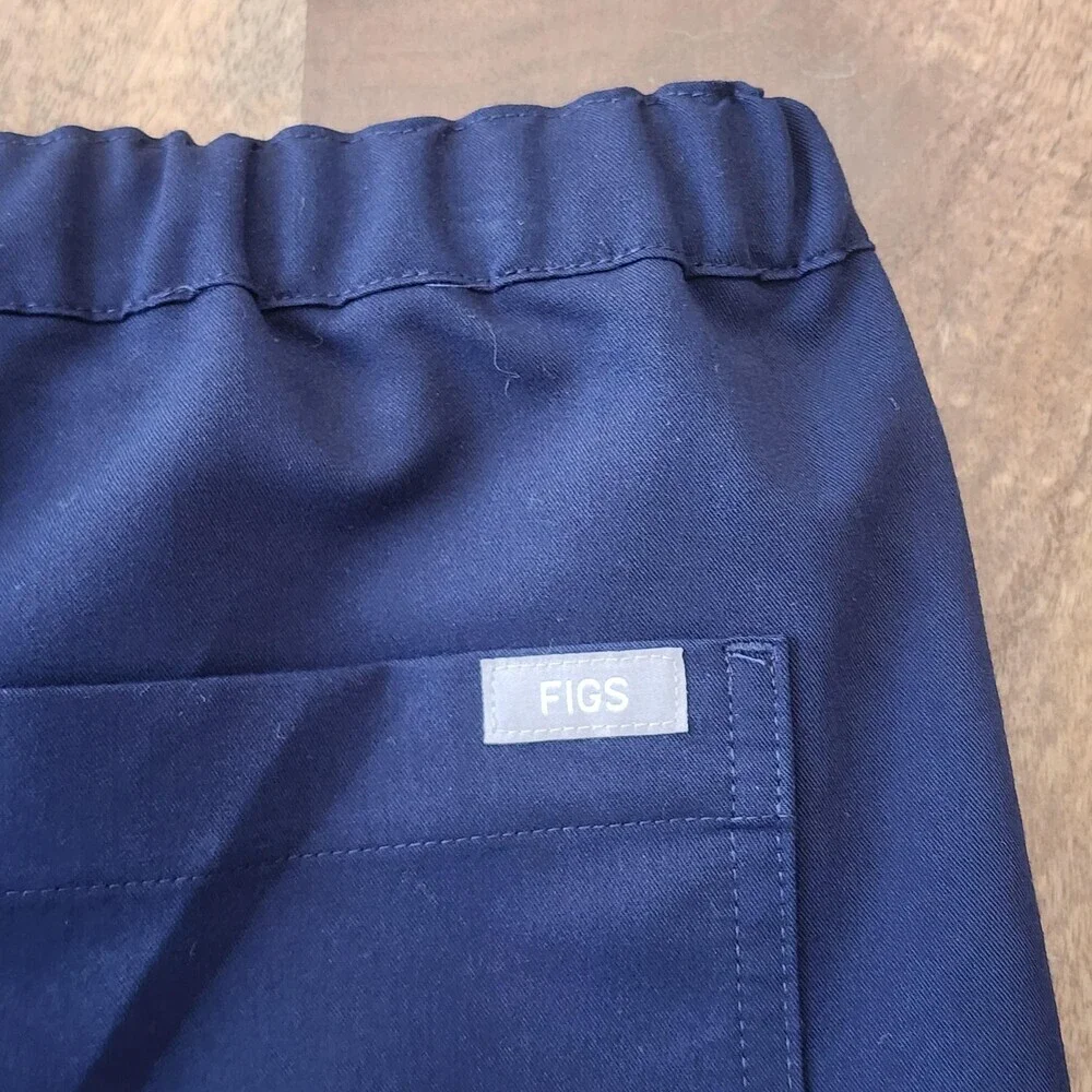 FIGS Pisco Basic Pants Mens Medium Navy Technical Collection Scrubs Workwear